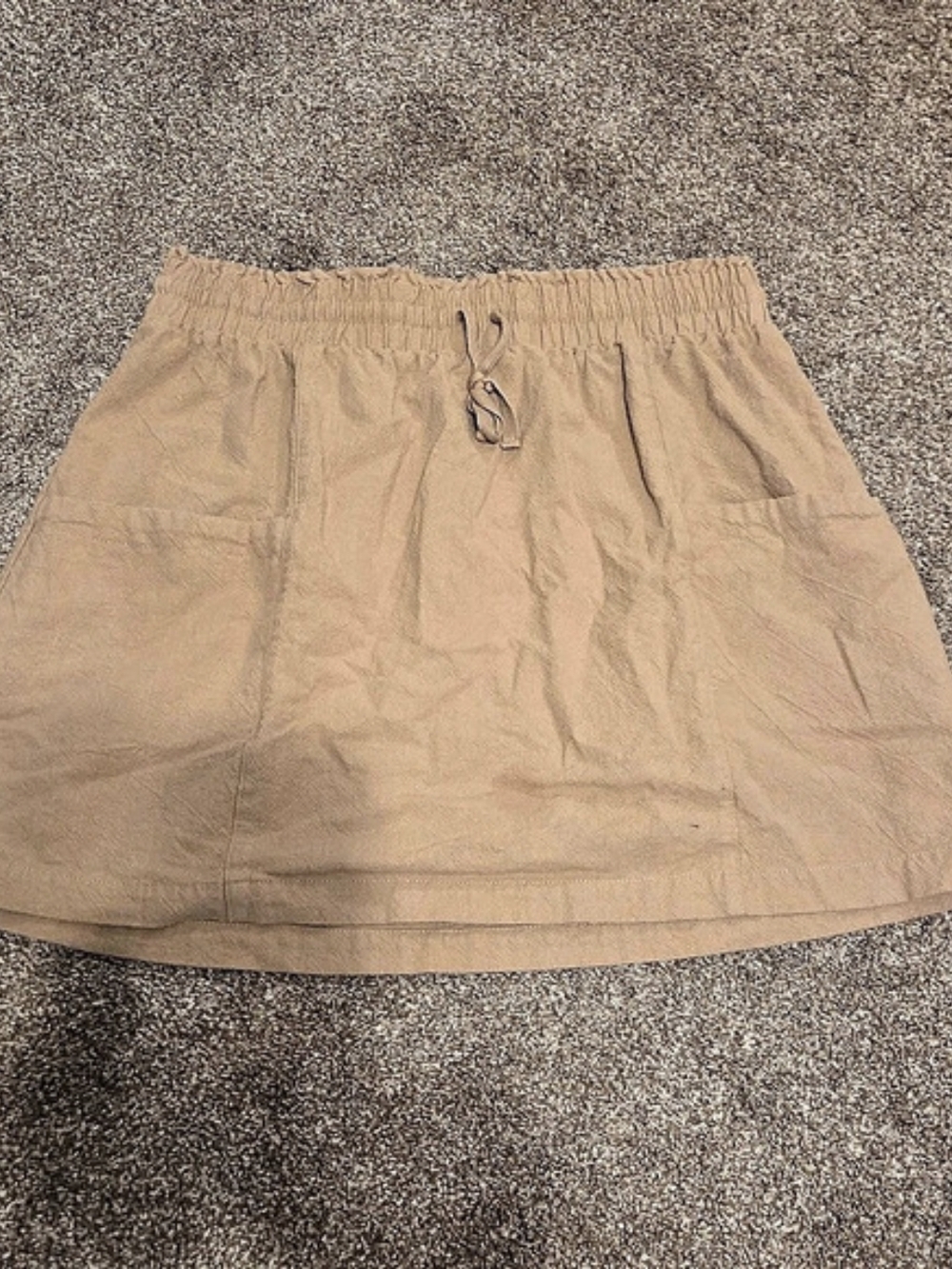 Urban Outfitters Mini Drawstring Skirt in Brown Size XL
